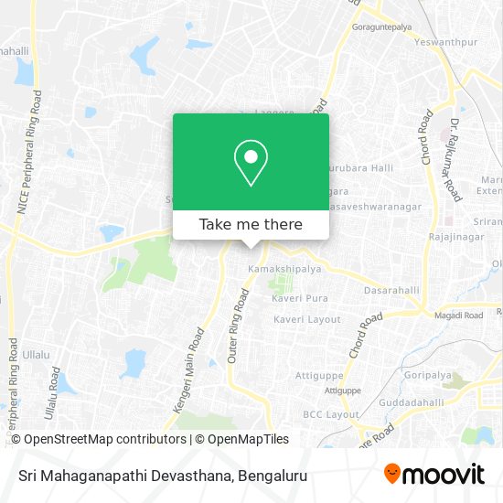 Sri Mahaganapathi Devasthana map