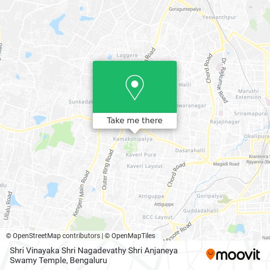 Shri Vinayaka Shri Nagadevathy Shri Anjaneya Swamy Temple map