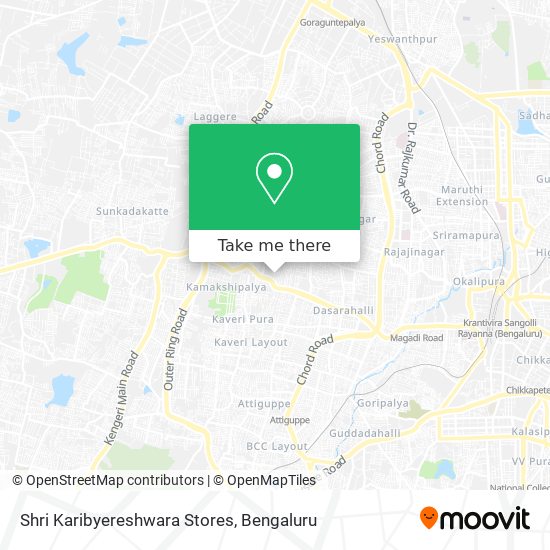 Shri Karibyereshwara Stores map