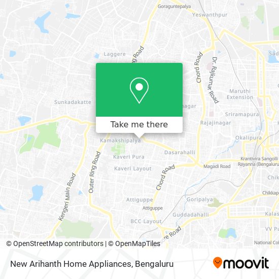 New Arihanth Home Appliances map