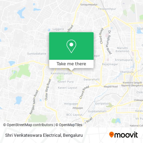 Shri Venkateswara Electrical map