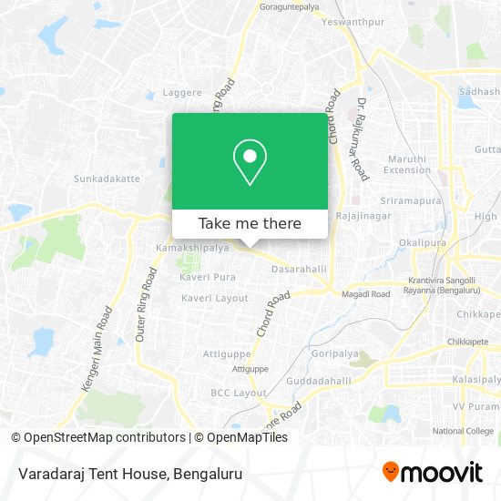 Varadaraj Tent House map