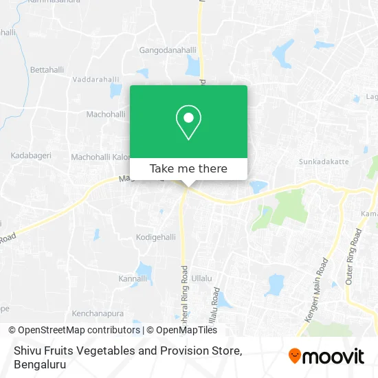 Shivu Fruits Vegetables and Provision Store map
