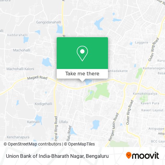 Union Bank of India-Bharath Nagar map