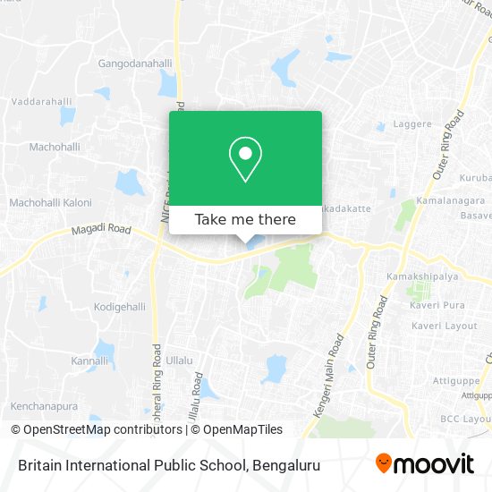 Britain International Public School map