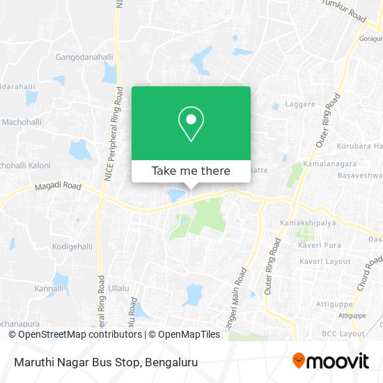 Maruthi Nagar Bus Stop map