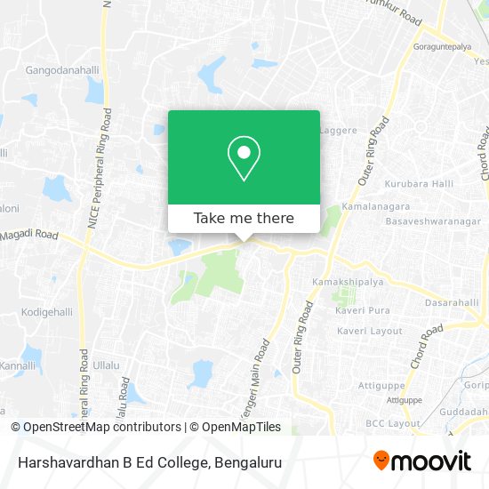 Harshavardhan B Ed College map