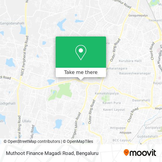 Muthoot Finance Magadi Road map