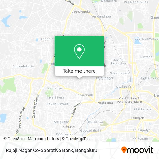 Rajaji Nagar Co-operative Bank map