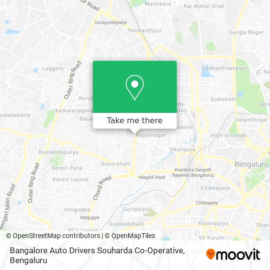 Bangalore Auto Drivers Souharda Co-Operative map