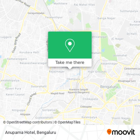 Anupama Hotel map