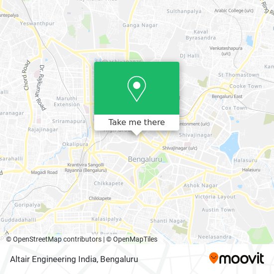 Altair Engineering India map