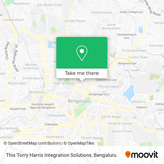 This Torry Harris Integration Solutions map