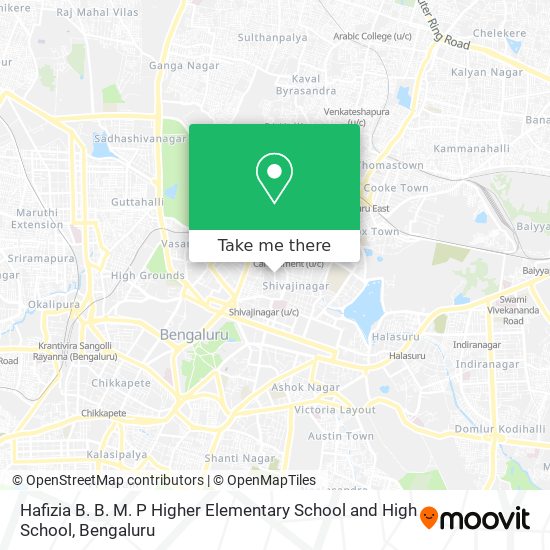 Hafizia B. B. M. P Higher Elementary School and High School map