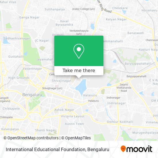 International Educational Foundation map