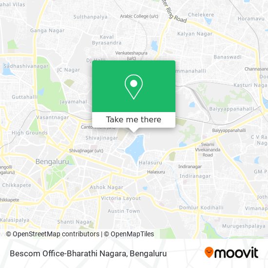 Bescom Office-Bharathi Nagara map