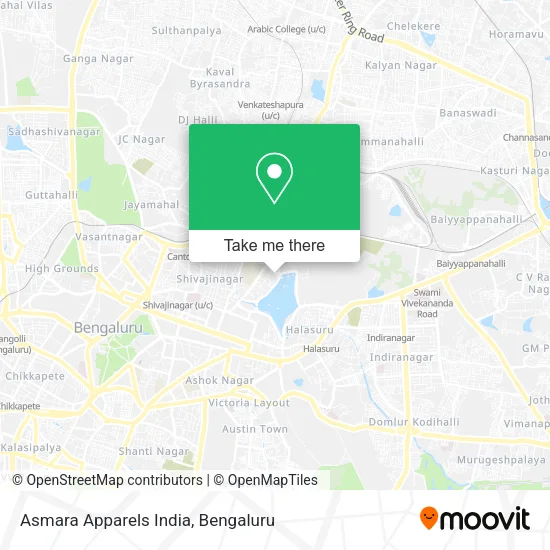 Asmara Apparels India map