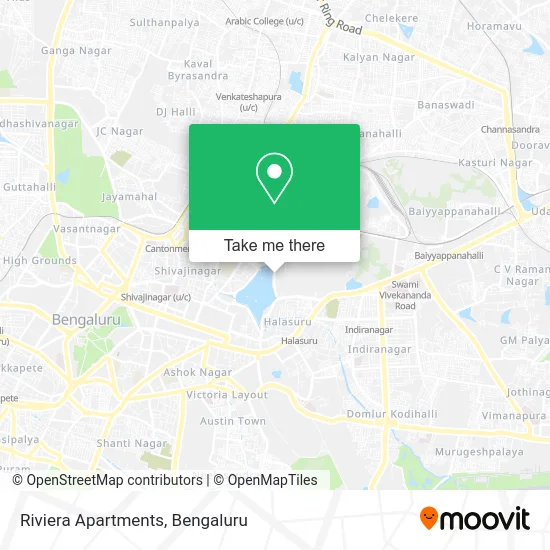 Riviera Apartments map