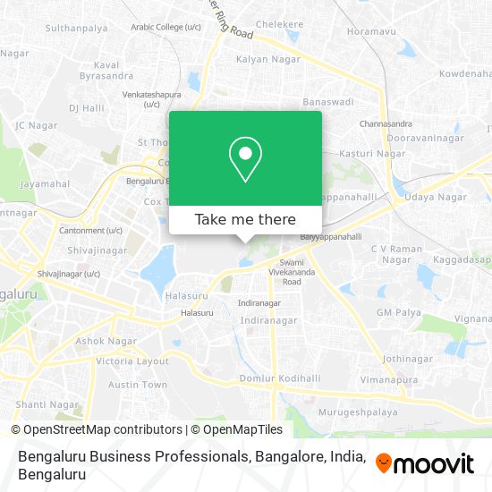 Bengaluru Business Professionals, Bangalore, India map