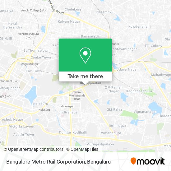 Bangalore Metro Rail Corporation map