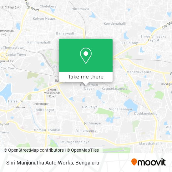 Shri Manjunatha Auto Works map