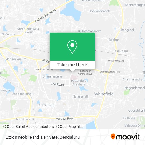 Exxon Mobile India Private map