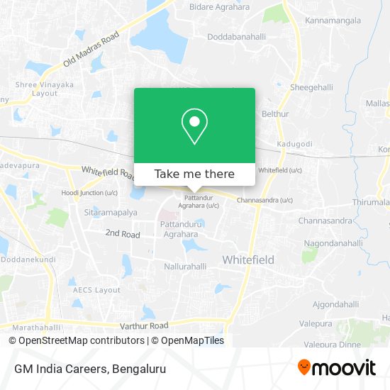 GM India Careers map