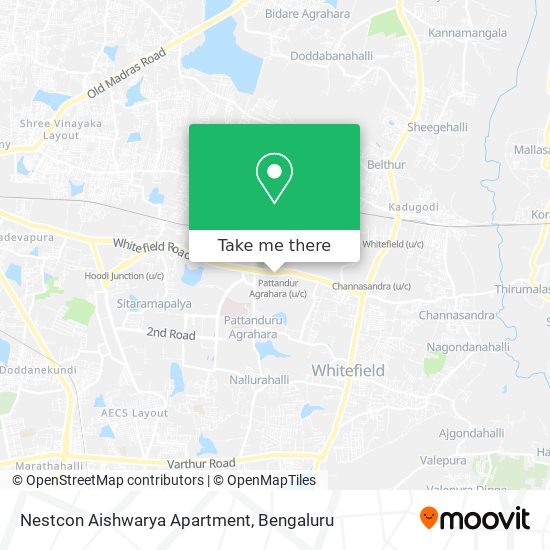 Nestcon Aishwarya Apartment map