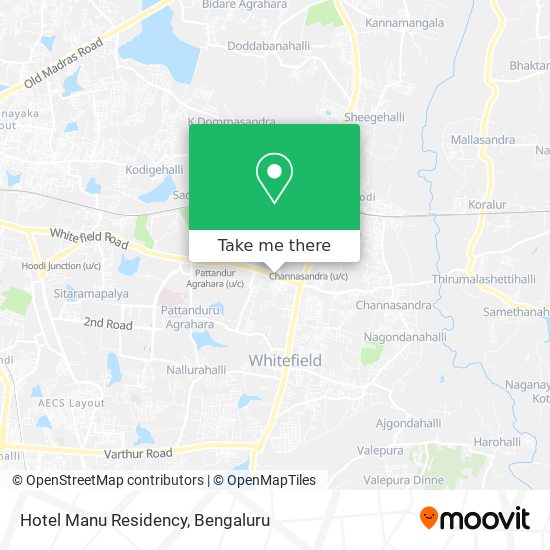 Hotel Manu Residency map