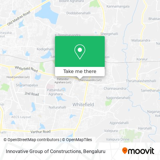 Innovative Group of Constructions map