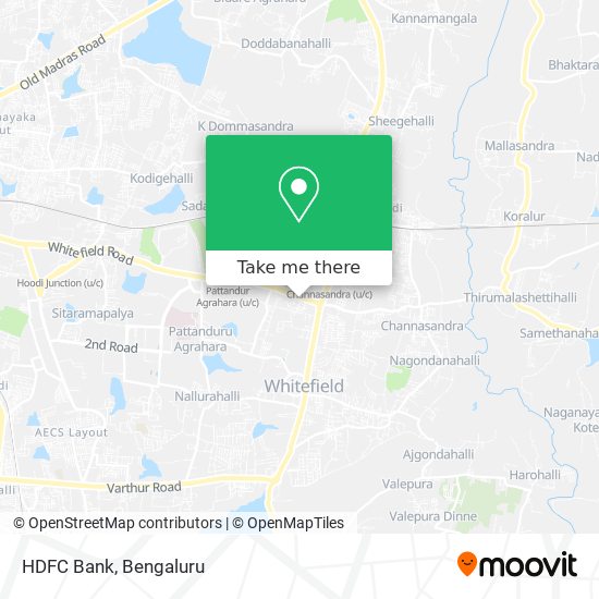 HDFC Bank map