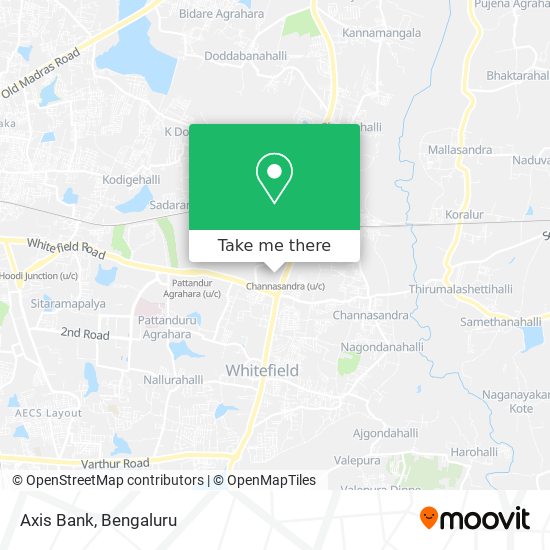 Axis Bank map