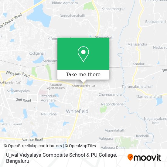 Ujjval Vidyalaya Composite School & PU College map