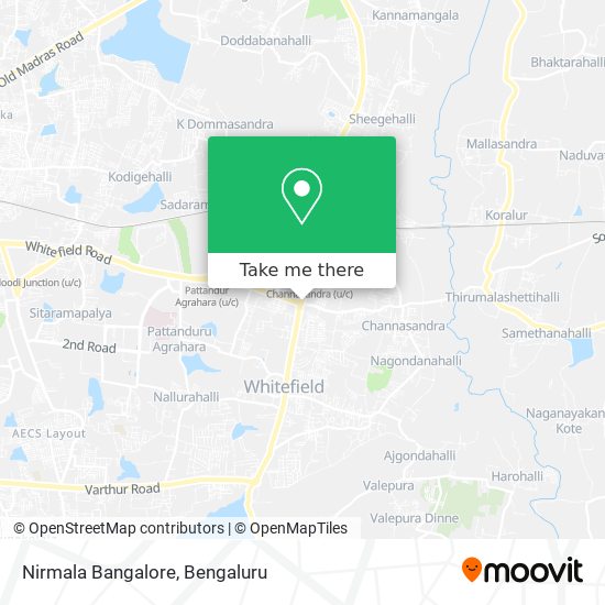 Nirmala Bangalore map