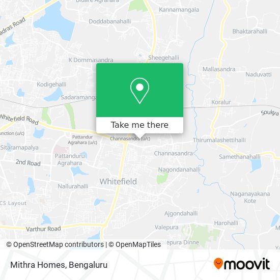 Mithra Homes map