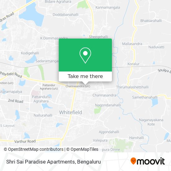 Shri Sai Paradise Apartments map
