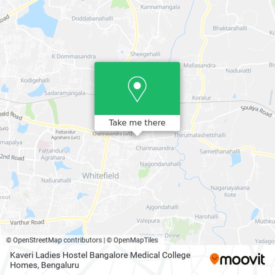 Kaveri Ladies Hostel Bangalore Medical College Homes map