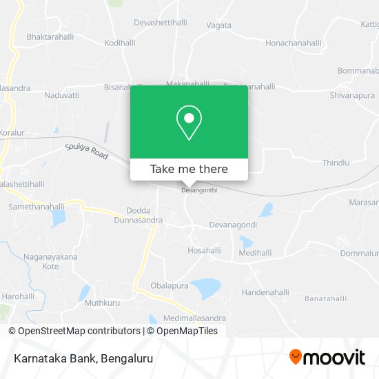 Karnataka Bank map