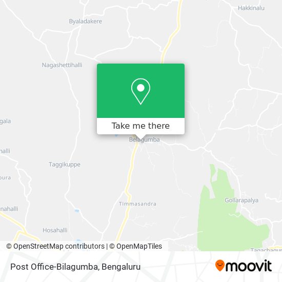 Post Office-Bilagumba map