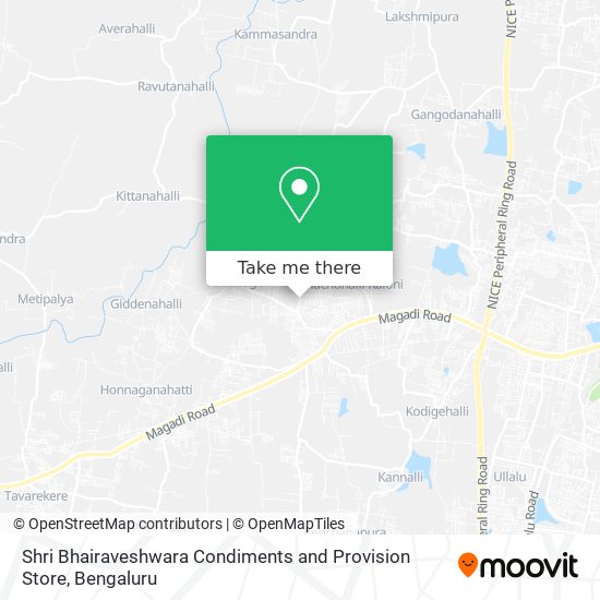 Shri Bhairaveshwara Condiments and Provision Store map