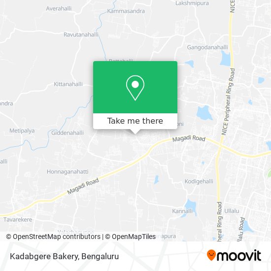 Kadabgere Bakery map