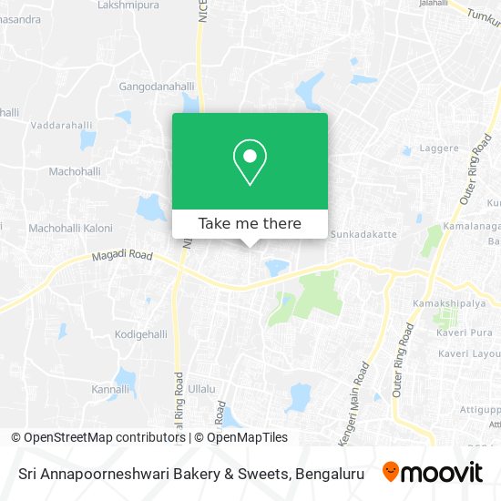 Sri Annapoorneshwari Bakery & Sweets map