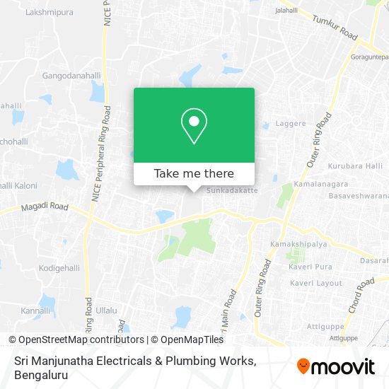 Sri Manjunatha Electricals & Plumbing Works map