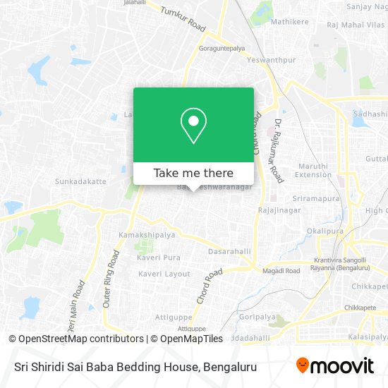 Sri Shiridi Sai Baba Bedding House map