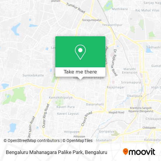 Bengaluru Mahanagara Palike Park map