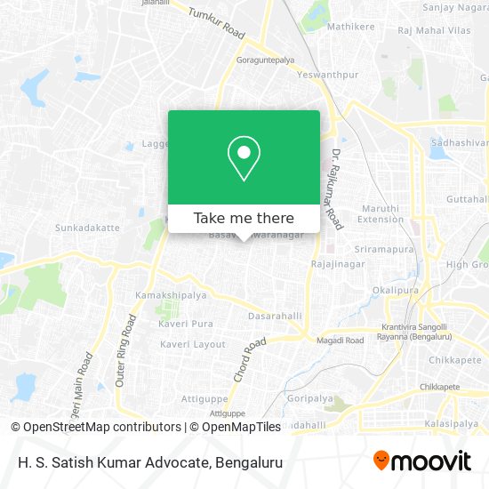 H. S. Satish Kumar Advocate map