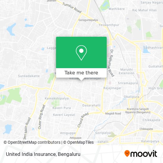 United India Insurance map