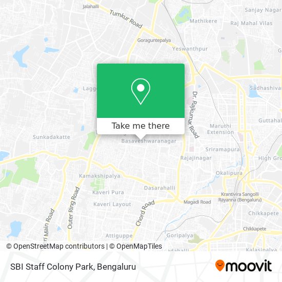 SBI Staff Colony Park map