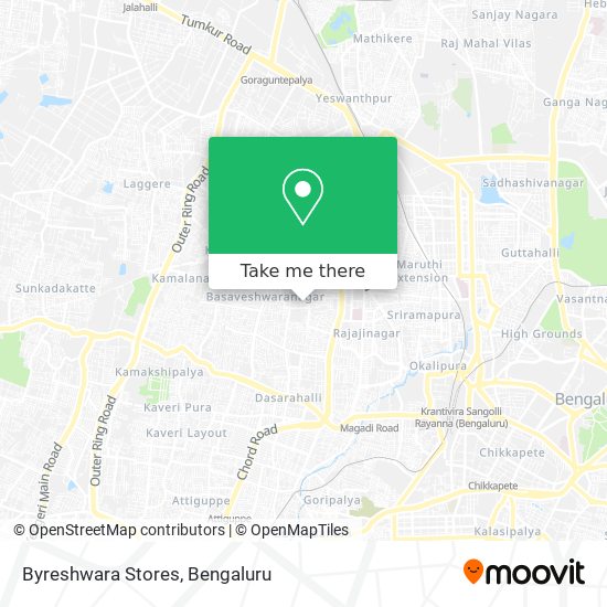 Byreshwara Stores map