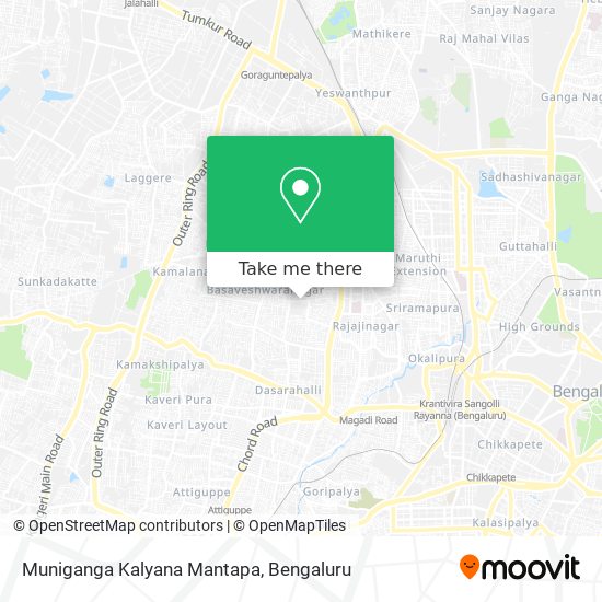 Muniganga Kalyana Mantapa map